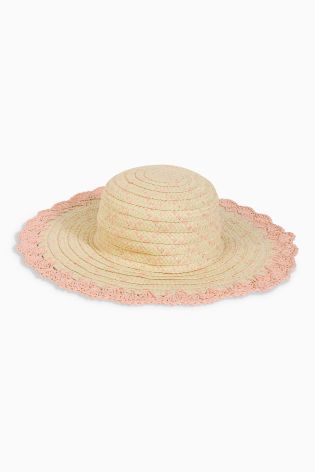 Straw Floppy Beach Hat (Older Girls)